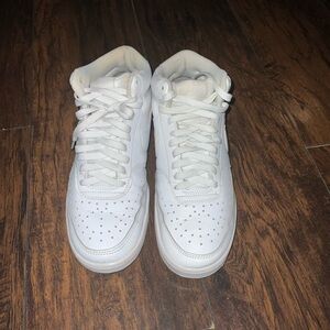 Nike White High-Top Sneakers